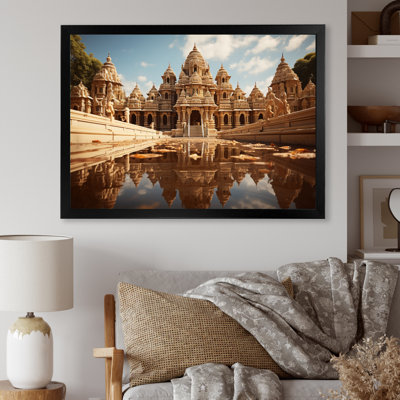 " Hinduisim Art Temple Reflections I "