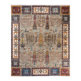 One-of-a-Kind Rectangle 8'3" X 9'8" Hand Knotted Area Rug