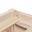 Eringate Solid Wood Bed Frame-46217532-46217535