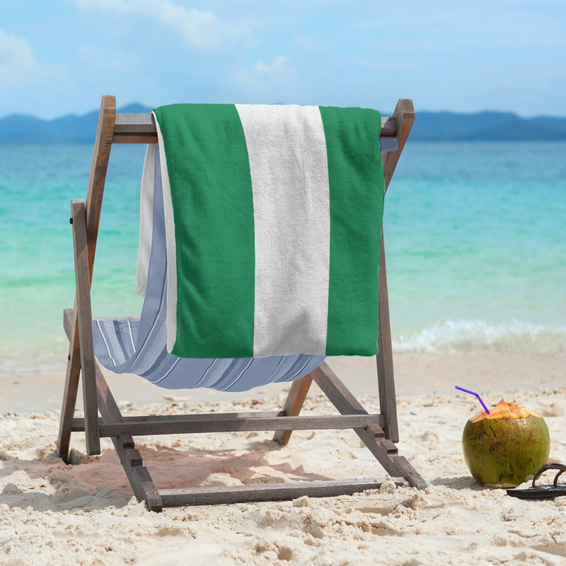 Lightweight Beach Towel, Green