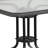 Amlie 28" W Square Glass 4-Person Dining Set with Stackable Chairs-1029444488