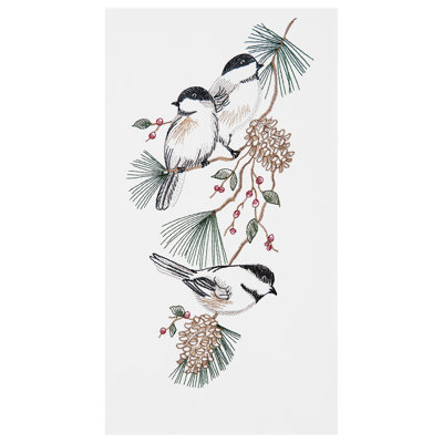 Serviette chickadees