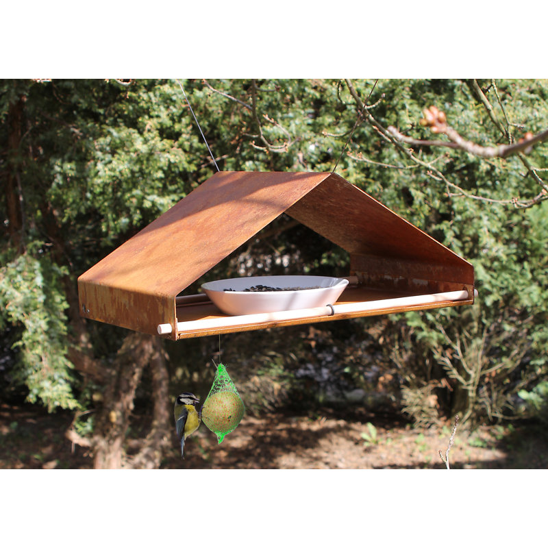Norson Metal Hanging Tray Bird Feeder
