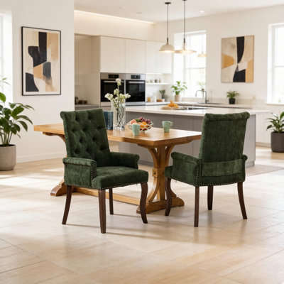 Chaises de salle à manger rembourrées Seita