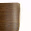 Tabouret de bar d'intérieur en bois, finition noyer, ensemble de 2