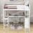 Wood Loft Bed with Desk and Shelves-70556377-123247229