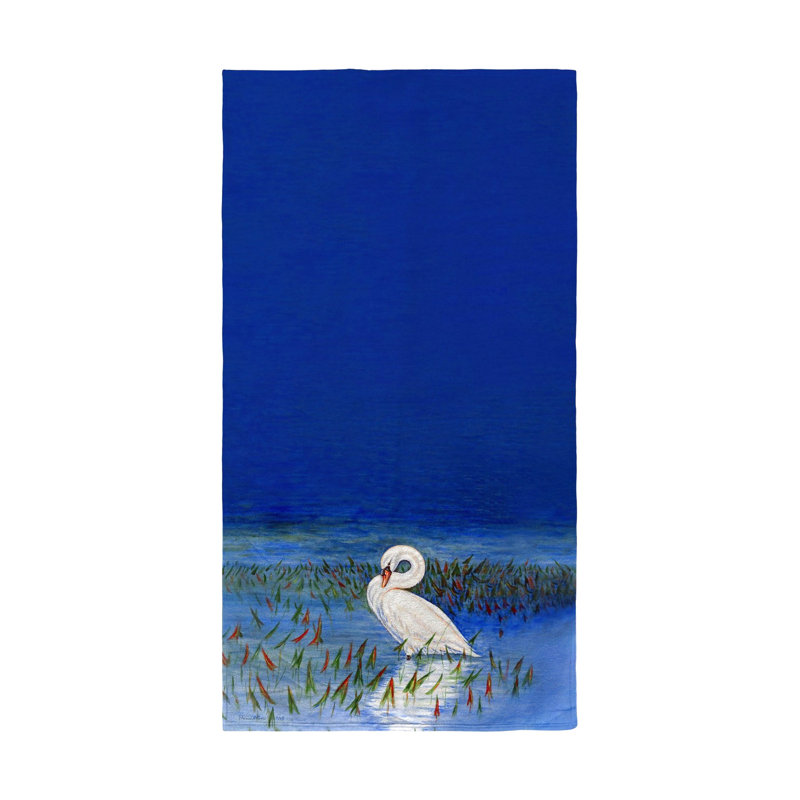 Serviette de plage swan muet Rossignol