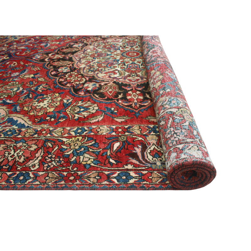 Khylar Distressed Ketifa Red Rug