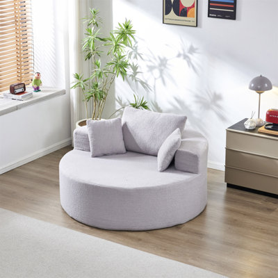 Chaise ronde Teddy Plush