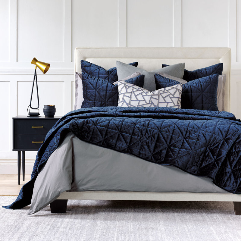 Carmichael Glam Silk Quilted Coverlet, Twin Coverlet