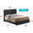 Sleek Transitional Black Storage Bed-1005187946