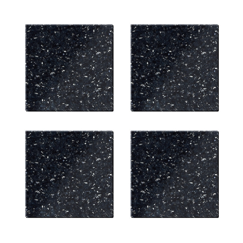 Naturals Stoneware Square 4 Piece Coaster Set