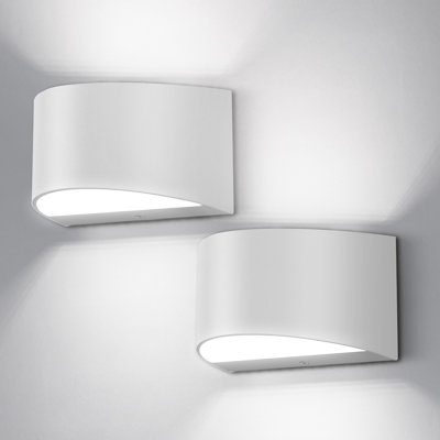 Elijuah Plastic Flush Mounted Sconce