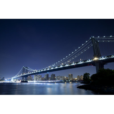 Montone Manhattan Bridge - Wrapped Canvas Print