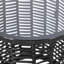 Table d'appoint en rotin avec plateau en verre trempé-1468947838