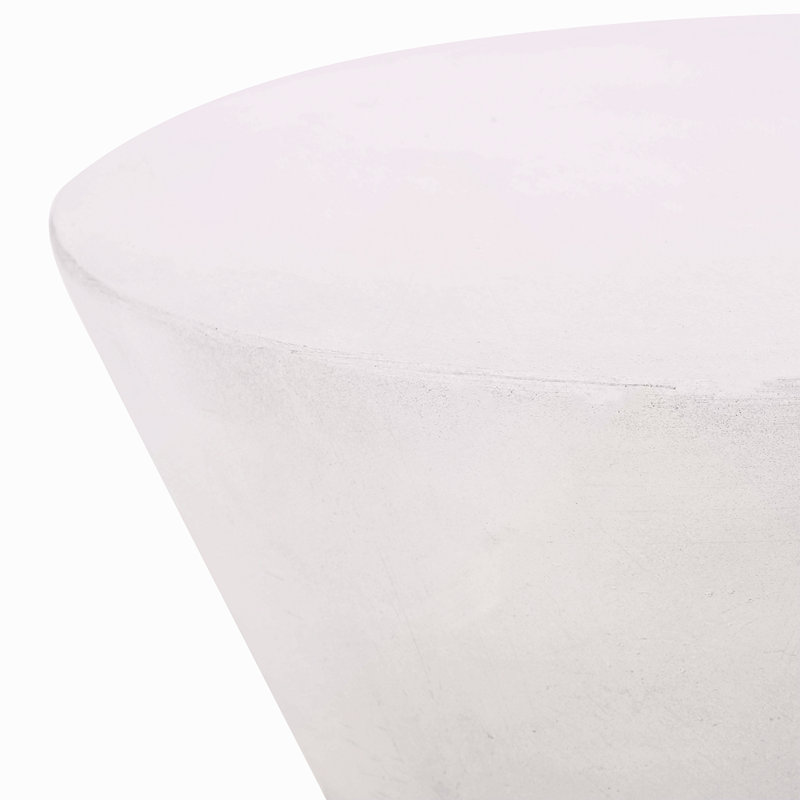 Outdoor Lightweight Concrete Side Table
