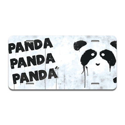 Cadre en aluminium peint Panda Paint