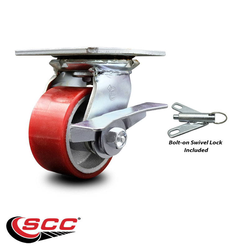 Casters, Red