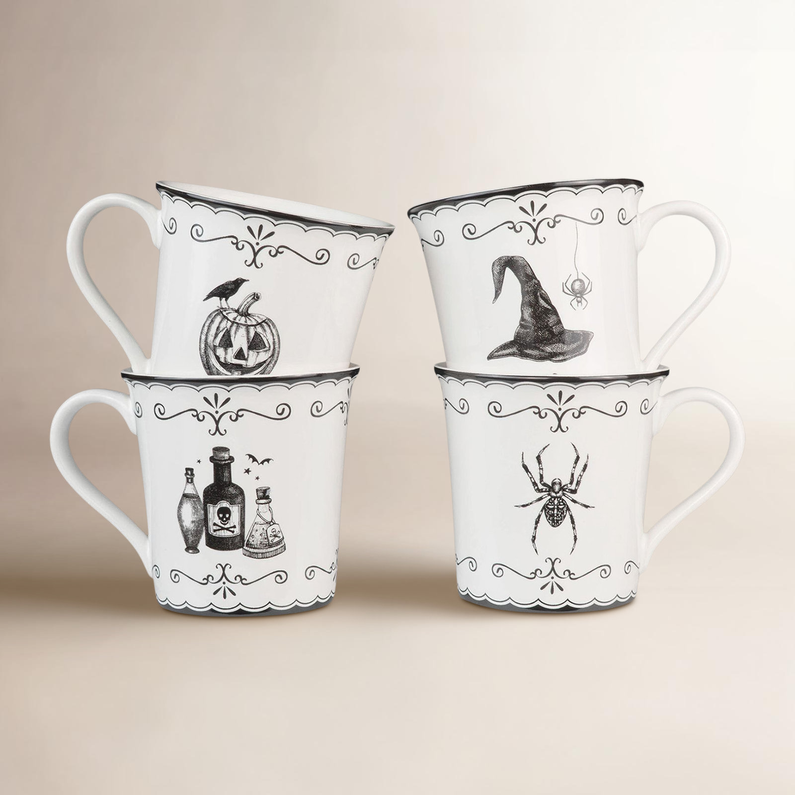 Elegant Haunting Porcelain Mug