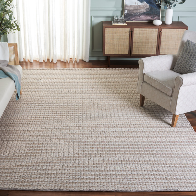 Tapis brun / argenté Vermont 852, Rectangle 8 pi x 10 pi
