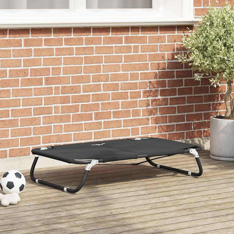 Oxford Fabric Pet Bed, 18cm H x 90cm W x 55cm D, Black
