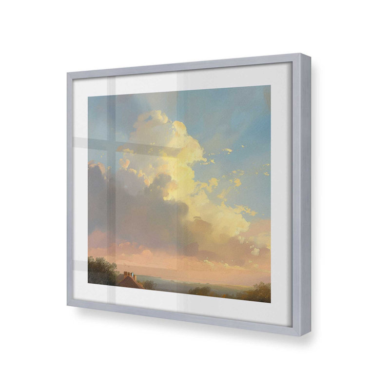 «Brilliant Skies I», Chrome poli, H 13,75 po x l 13,75 po