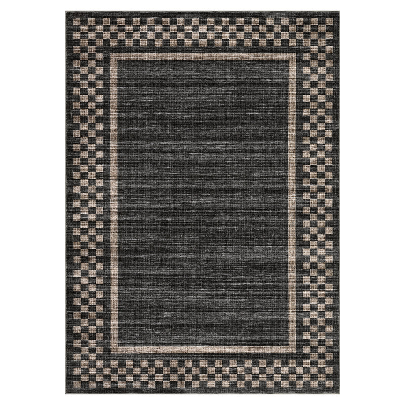 Modern Border Machine Washable Area Rug for Living Room Bedroom Stain Resistant Throw Carpet for Home Decor Office