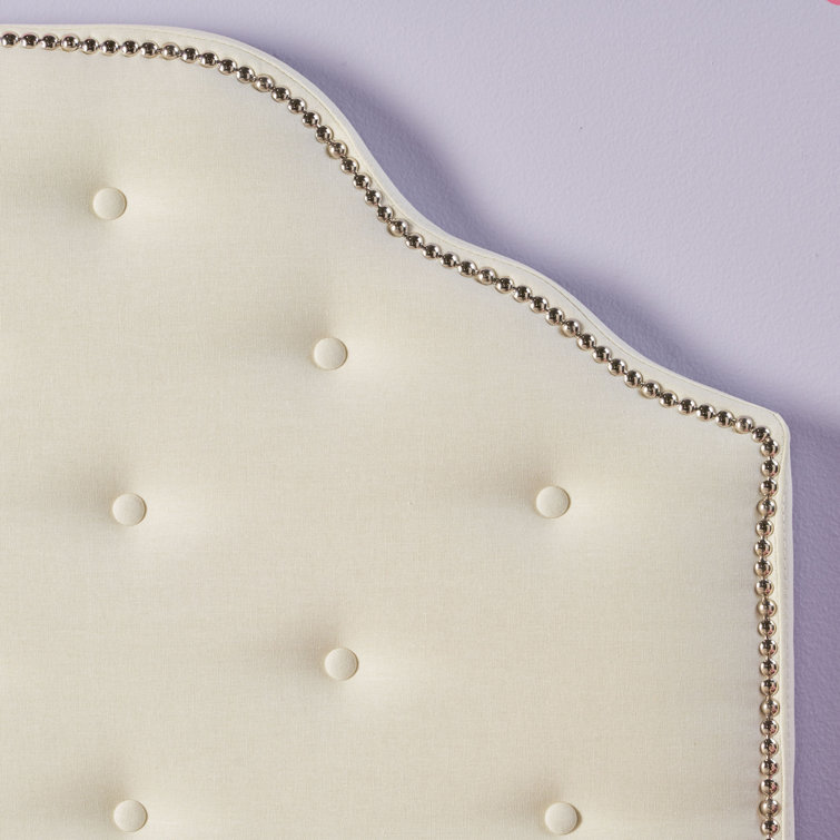 Brooke-Elise Upholstered Metal Panel Headboard