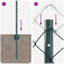60cm H x 1000cm W Steel Border Fencing