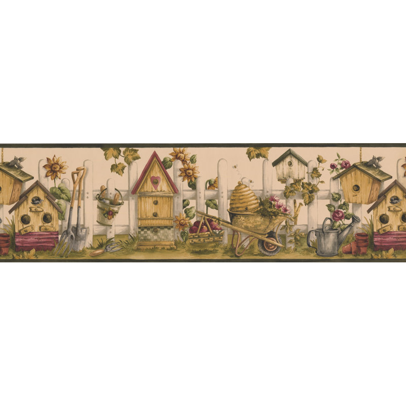 Bordure de papier peint abstraite Gillison