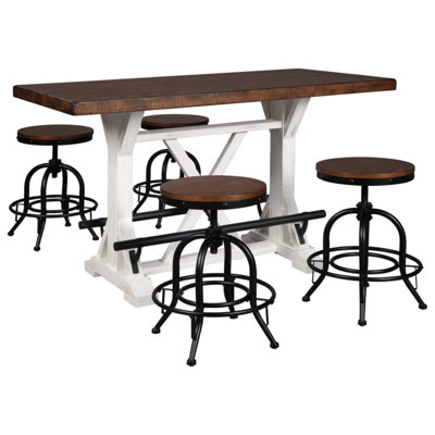 Roesler 4 - Person Trestle Dining Set