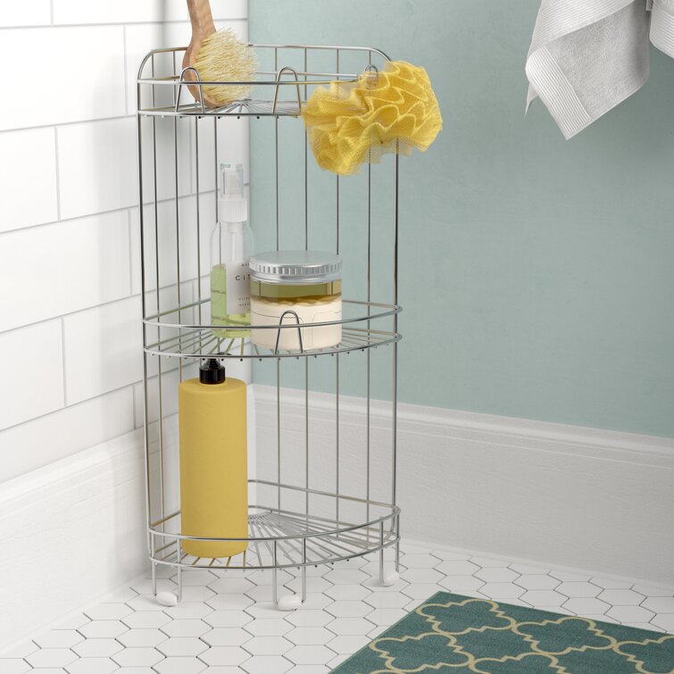 Rebrilliant Bozarth Free-standing Stainless Steel Shower Caddy