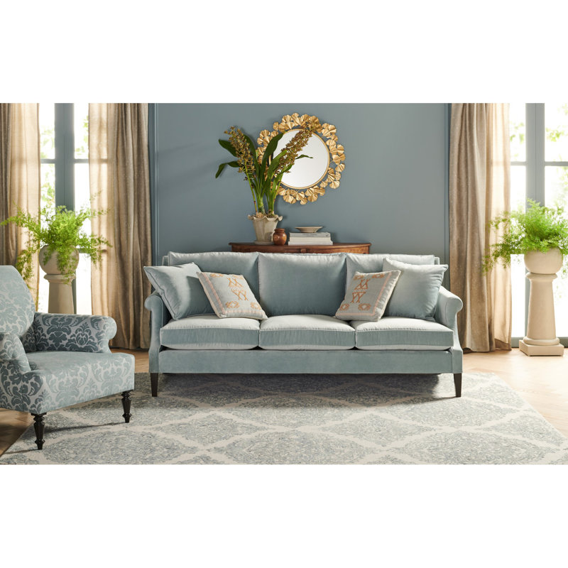 Martha Stewart 300 Hand Tufted Wool Damask Rug, Rectangle 8' x 10'