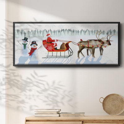Santa's Snowmen Collection D-, toile encadrée