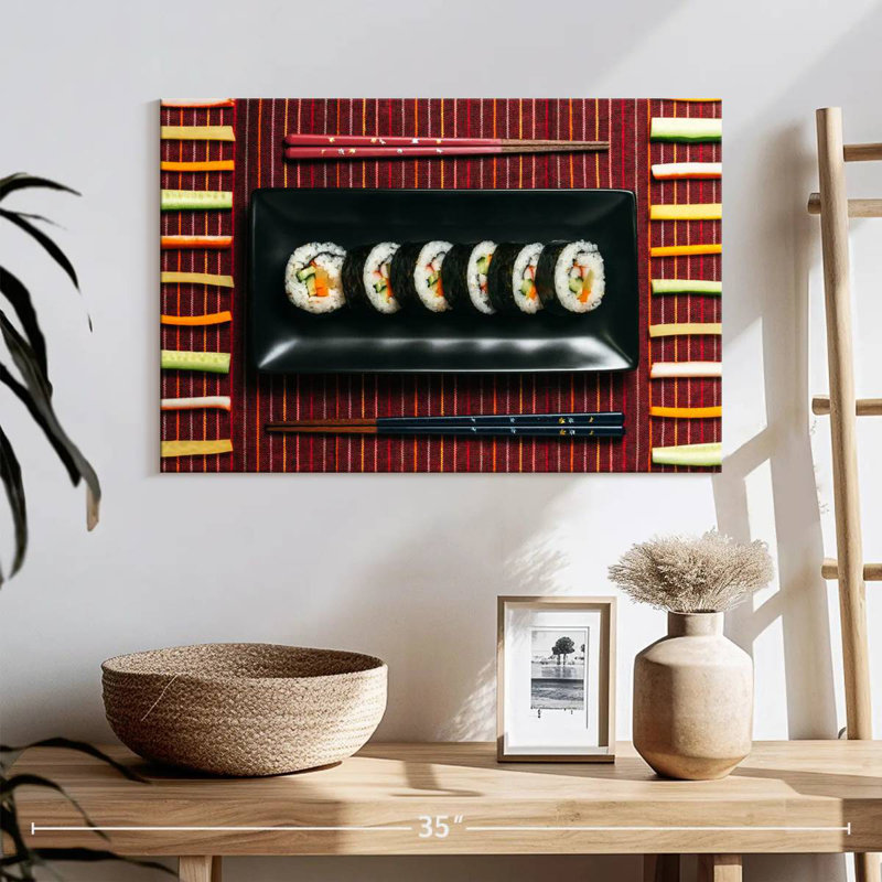 Sushi Rolls, 16" H x 24" W