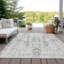 Tapis intérieur / extérieur ivoire lavable à la machine 2 pi 6 po x 3 pi 10 po Maliana ACN868-96071130