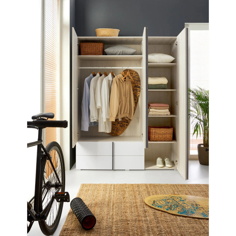 3 Door Wardrobe