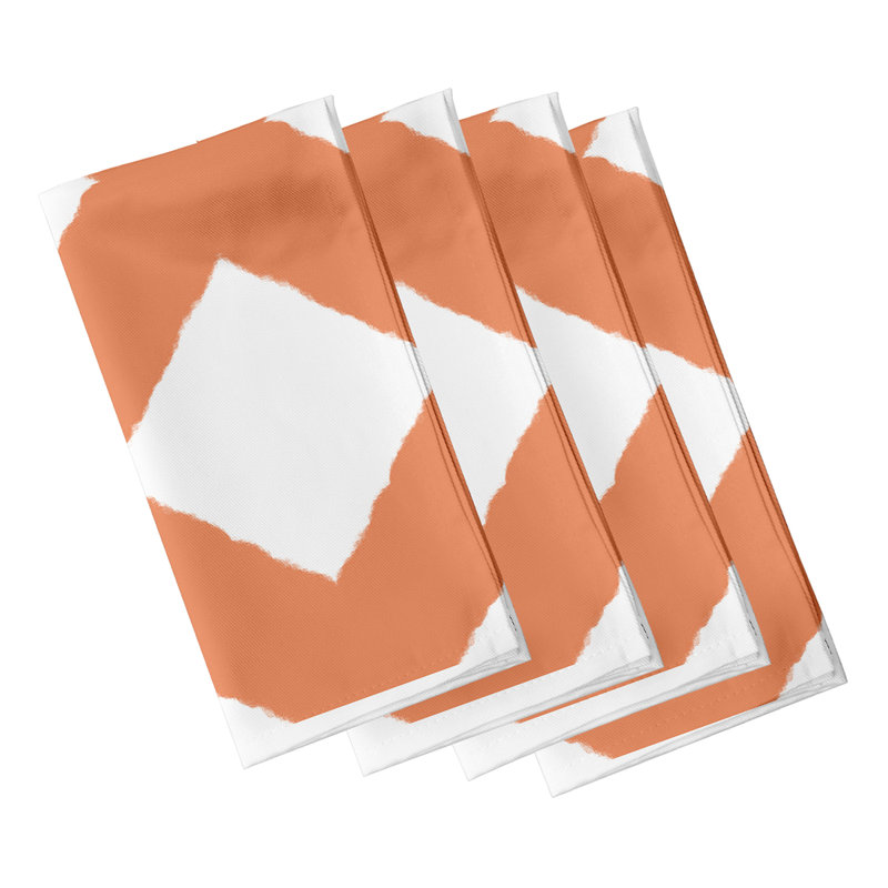 Ensemble de serviettes 4 pièces Aksel, Orange