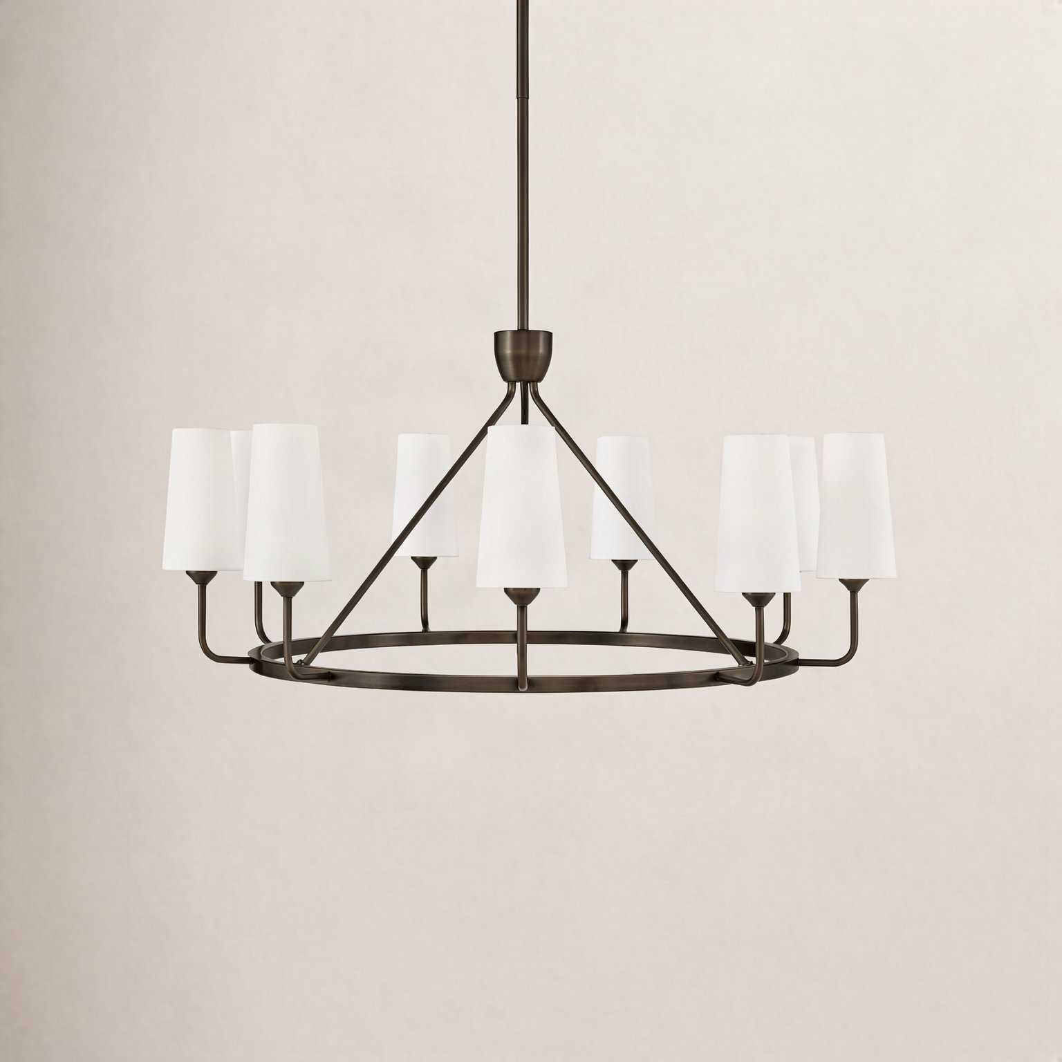 Ardea 9-Light Chandelier, Black Oxide