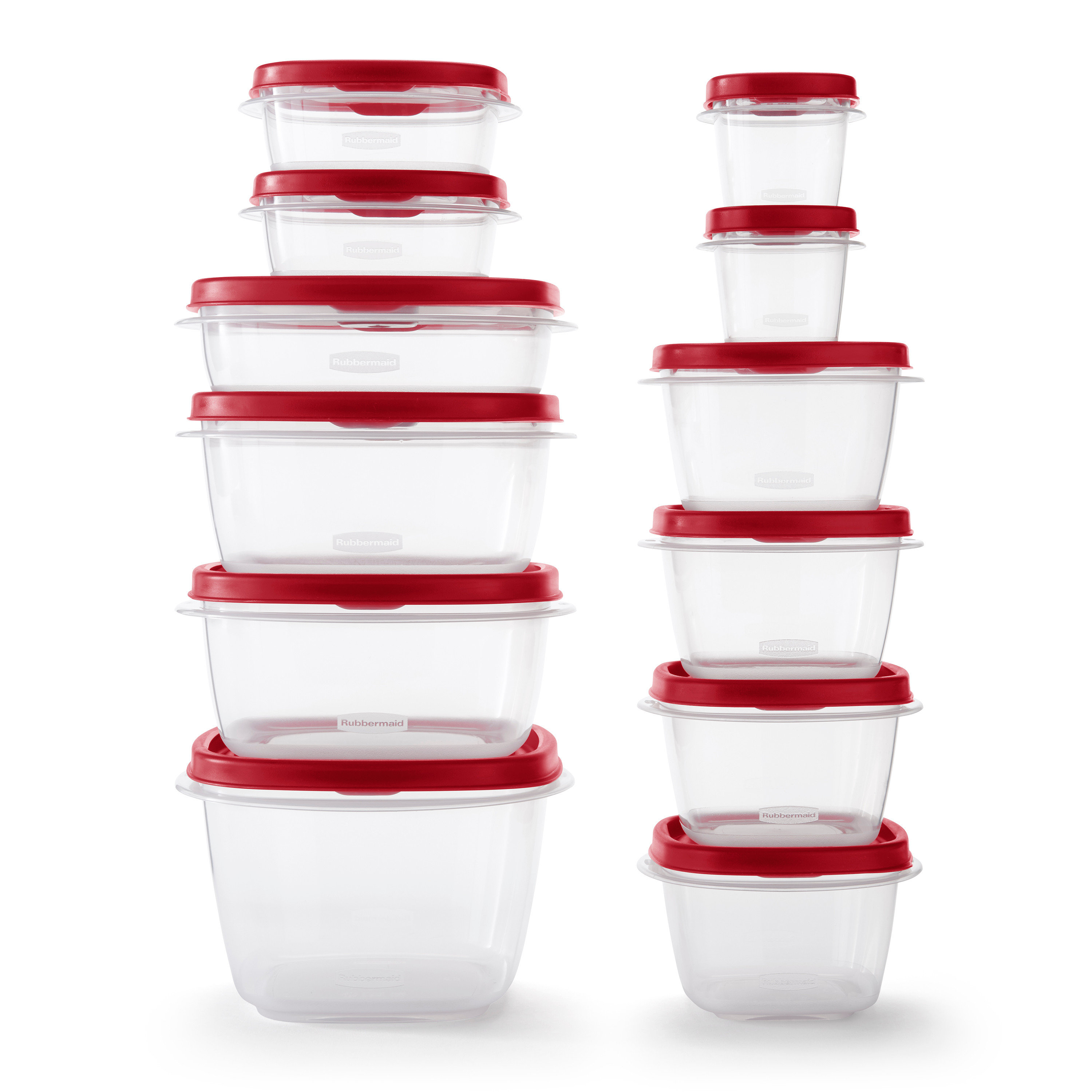 Rubbermaid Vented Easy Find Lid Food Storage Container, 24 Piece Set ...