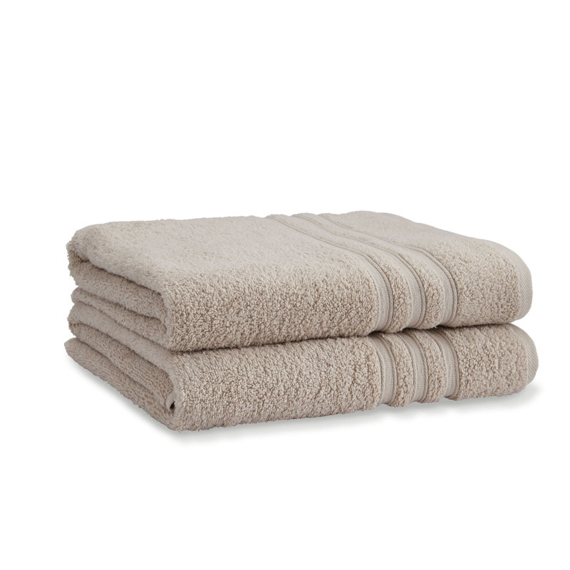 Zero Twist 100% Cotton Bath Sheet Pairs, Natural