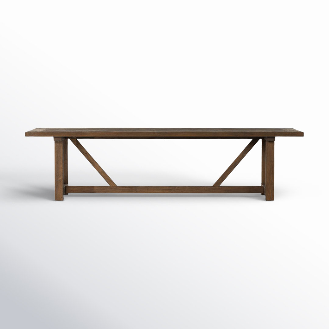 Berks Rectangular Teak Outdoor Dining Table , 118'' in. W 39.25'' in. D Joss & Main 