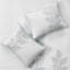 6 pièces courtepointe bleu très grand / très grand avec coussins brodés, microfibre florale, réversible, broderie classique-117583641-117583640