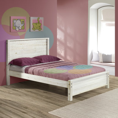 Lit plateforme en bois massif RUSTIC