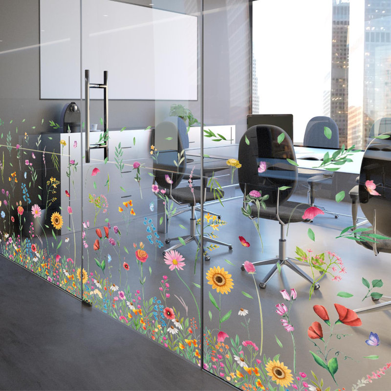 Plants & Flowers Window Decal