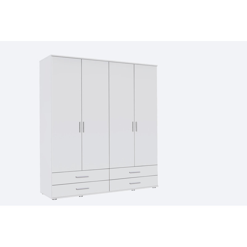 Rasant 4 Door Wardrobe, Alpine White