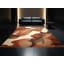 Tapis brun doux et moelleux à motif abstrait Elbridge-1866119289