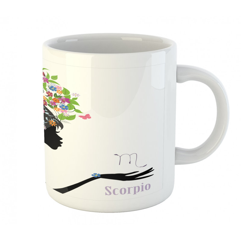 Grande tasse à café zodiac constellations
