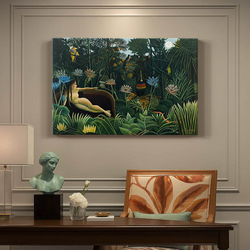 The Dream (Le Rêve)-Henri Rousseau-Gallery Wrapped Canvas-1910, 24x36