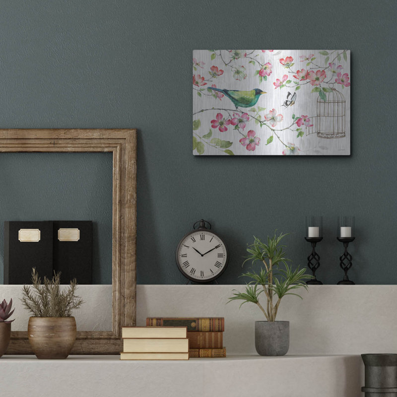 «Dogwood Garden I» par Lisa Audit, H 12 po x l 16 po